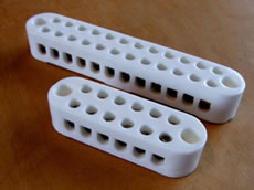 Ceramic connector blocks