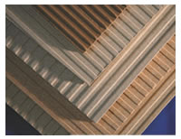 pressed batts with rib patterns