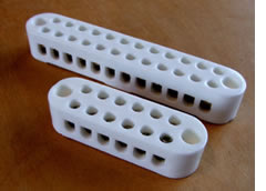 Ceramic connector blocks