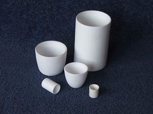 Zirconia crucible options and Alumina plus other materials