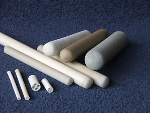 Alumina ceramic tube Hollow insulating rod Thermocouple protection tube 100mm 