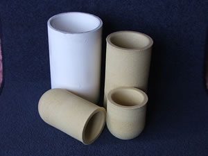 Refractory crucible and metal casting supplies